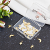 Beebeecraft 20Pcs 2 Style Brass Pendants KK-BBC0002-53-7