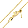 Brass Box Chain Necklaces for Women NJEW-G084-08G-2