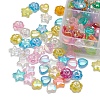 600Pcs 15 Styles Transparent Acrylic Beads TACR-YW0001-36-5