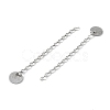 Non-Tarnish 304 Stainless Steel Chain Extender STAS-I304-26B-P-2