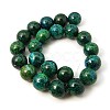Synthetic Chrysocolla Beads Strands G-L529-B01-12mm-4