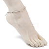 304 Stainless Steel Dolphin Link Chain Anklet AJEW-AN00559-5