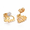 Elephant 304 Stainless SteelStud Earrings EJEW-C019-15G-2