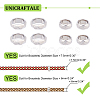 Unicraftale 20Pcs 2 Styles 304 Stainless Steel Spacer Beads STAS-UN0041-15-4