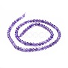 Natural Amethyst Beads Strands G-I256-02C-2