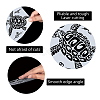 PET Plastic Hollow Out Drawing Painting Stencils Templates DIY-WH0244-245-3