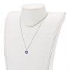 Handmade Millefiori Glass Pendant Necklaces NJEW-JN03343-6