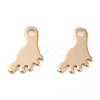201 Stainless Steel Charms STAS-C017-08G-1