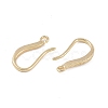 Brass Earring Hooks KK-U008-05G-2