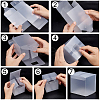 Transparent Plastic Boxes CON-WH0092-09A-6