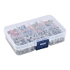 480Pcs 8 Style Luminous Acrylic Beads MACR-YW0002-11-7