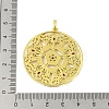 Brass Micro Pave Cubic Zirconia Pendants KK-E111-03G-3