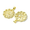 Mother's Day Brass Micro Pave Cubic Zirconia Pendants KK-H472-07G-04-2