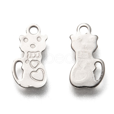 Non-Tarnish 201 Stainless Steel Charms STAS-B001-43P-1