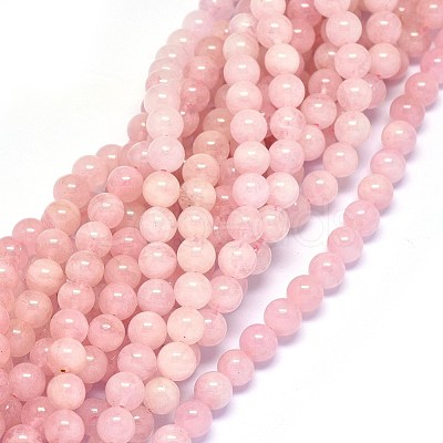 Natural Morganite Beads Strands G-F602-12-6mm-1