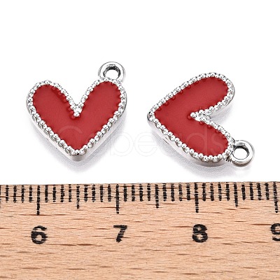 Rack Plating Alloy Enamel Charms ENAM-N056-343P-C-1