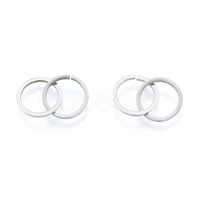 Non-Tarnish 201 Stainless Steel Linking Rings STAS-N090-LA1002-1-1