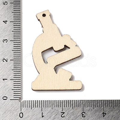 Color Printing Wood Pendants WOOD-S062-02F-1