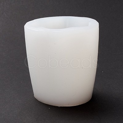 DIY Halloween Theme Ghost-shaped Candle Making Silicone Statue Molds DIY-D057-03-1