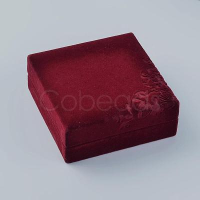 Square Velvet Bracelets Boxes VBOX-D002-01-1