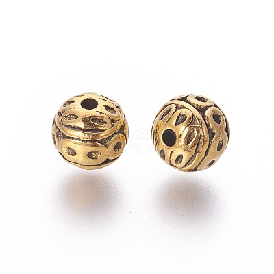 Tibetan Style Zinc Alloy Beads PALLOY-ZN191-AG-FF-1