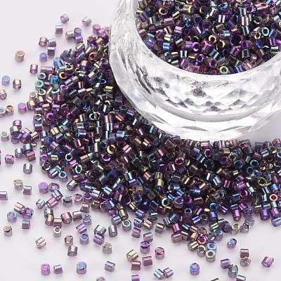 Glass Cylinder Beads SEED-S047-J-004-1