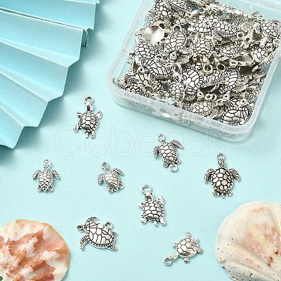 DIY Sea Turtle Jewelry Making Finding Kit DIY-YW0007-16-1