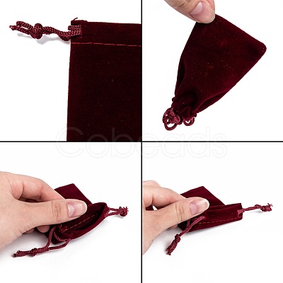 Rectangle Velvet Pouches TP-R022-5x7-02-1