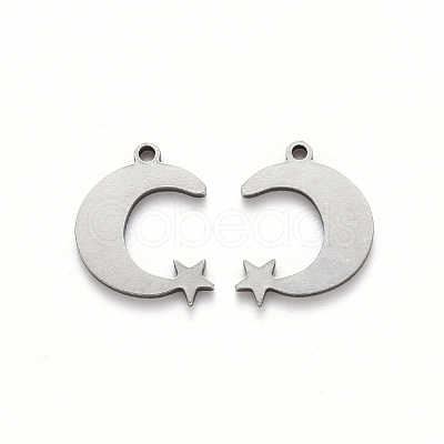 Non-Tarnish 201 Stainless Steel Charms X-STAS-N092-106-1