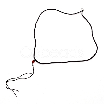 Nylon Pendant Cord Loops NWIR-WH0012-02B-1