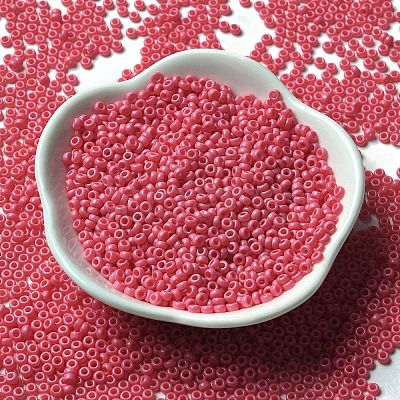 Baking Paint Glass Seed Beads SEED-P006-03A-08-1