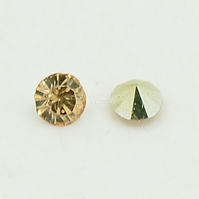 Grade AAA Pointed Back Resin Rhinestones CRES-R120-3.0mm-20-1