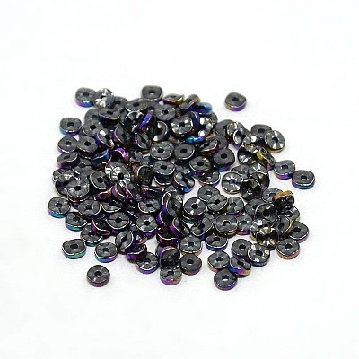 Electroplate Non-magnetic Synthetic Hematite Beads Strands G-J216A-10-1