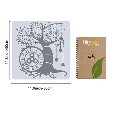 Plastic Reusable Drawing Painting Stencils Templates DIY-WH0244-031-1