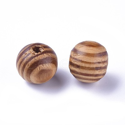 Round Natural Wood Beads X-WOOD-Q009-18mm-LF-1