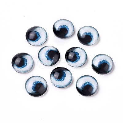 Glass Cabochons GLAA-WH0015-22E-03-1