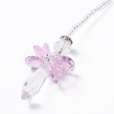 Crystal Fairy Beaded Wall Hanging Decoration Pendant Decoration HJEW-G019-02C-1