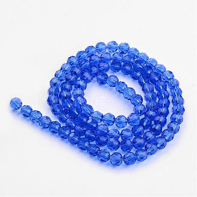 Transparent Glass Bead Strands GLAA-G013-10mm-26-1