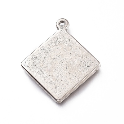 Non-Tarnish 201 Stainless Steel Pendants STAS-Z019-08P-1