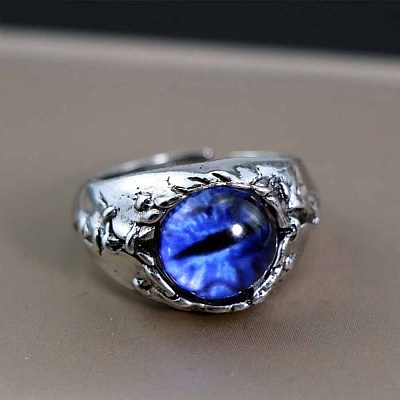 Dragon Eye Men's Fashion Ring Zinc Alloy Hip-hop Ring WA6596-6-1