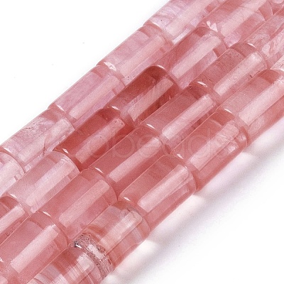 Cherry Quartz Glass Beads Strands G-Q159-A06-01-1