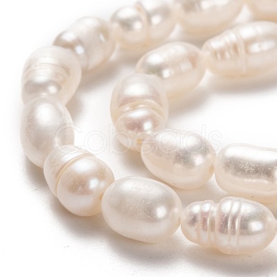 Natural Cultured Freshwater Pearl Beads Strands PEAR-L033-68-01-1