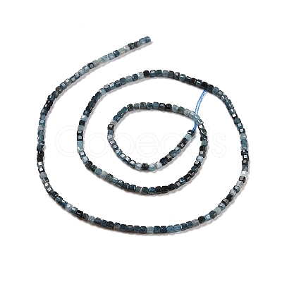 Natural Blue Tourmaline Beads Strands G-C009-B10-1