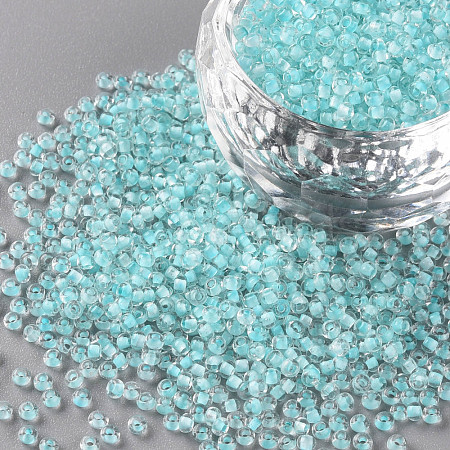 11/0 Grade A Transparent Glass Seed Beads X-SEED-N001-D-219-1