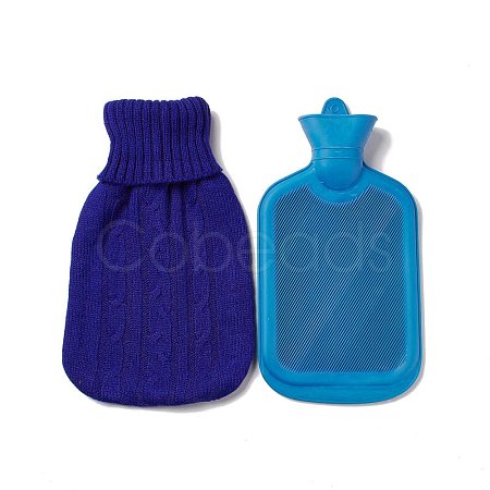 Random Color Rubber Hot Water Bag AJEW-B018-01B-1