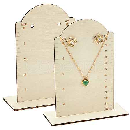 Wooden Earring Display Stands EDIS-WH0016-064C-1