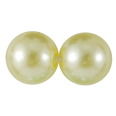 Imitated Pearl Acrylic Beads X-PACR-24D-37-1