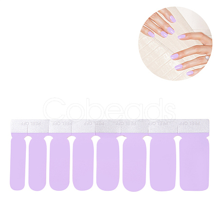Solid Color Full Cover Best Nail Stickers MRMJ-T039-01G-1