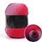 Gradient Color Cashmere Segment Dyed Yarn, for Weaving, Knitting & Crochet, Red, 1.2mm, about 437.45 Yards(400m)/Skein