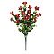 Plastic Artificial Eucalyptus Bouquet, for Wedding Indoor Outdoor Home Garden Porch Window Plant Decoration, Red, 350x150mm